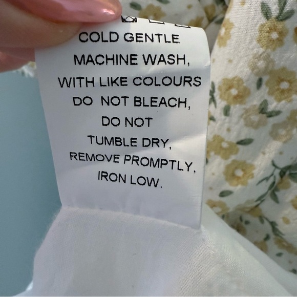 NWT PRINCESS POLLY Acer Yellow Foral Halter Mini Dress 2 - Picture 13 of 14